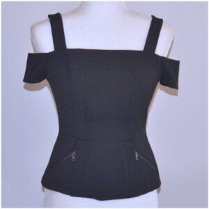 BCBG MAXAZRIA Emelya Cold Shoulder Corset Top